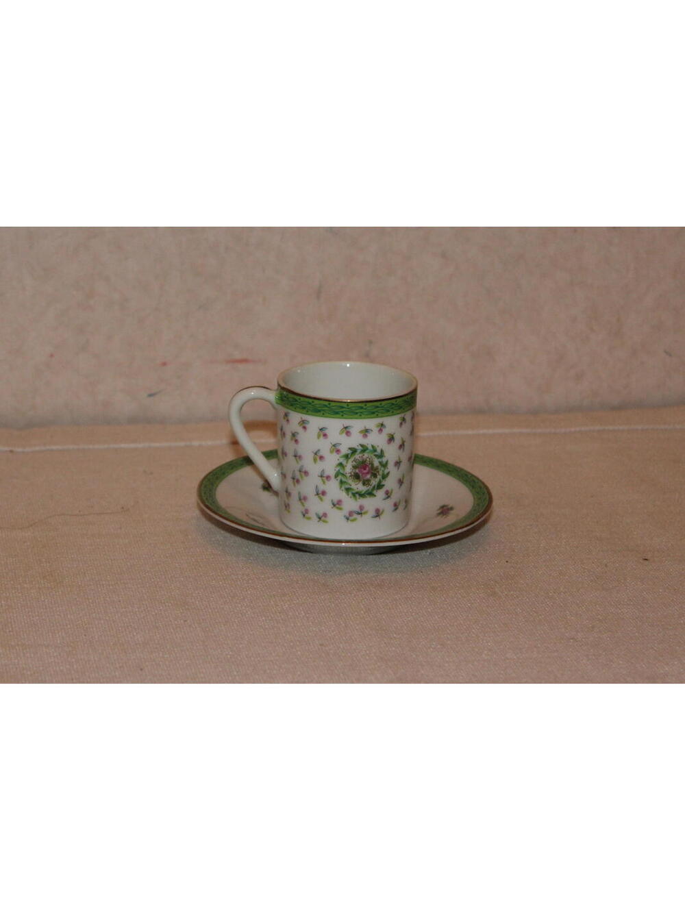 Lefton China 2007 Tea Cup and Saucer - Hand Painted